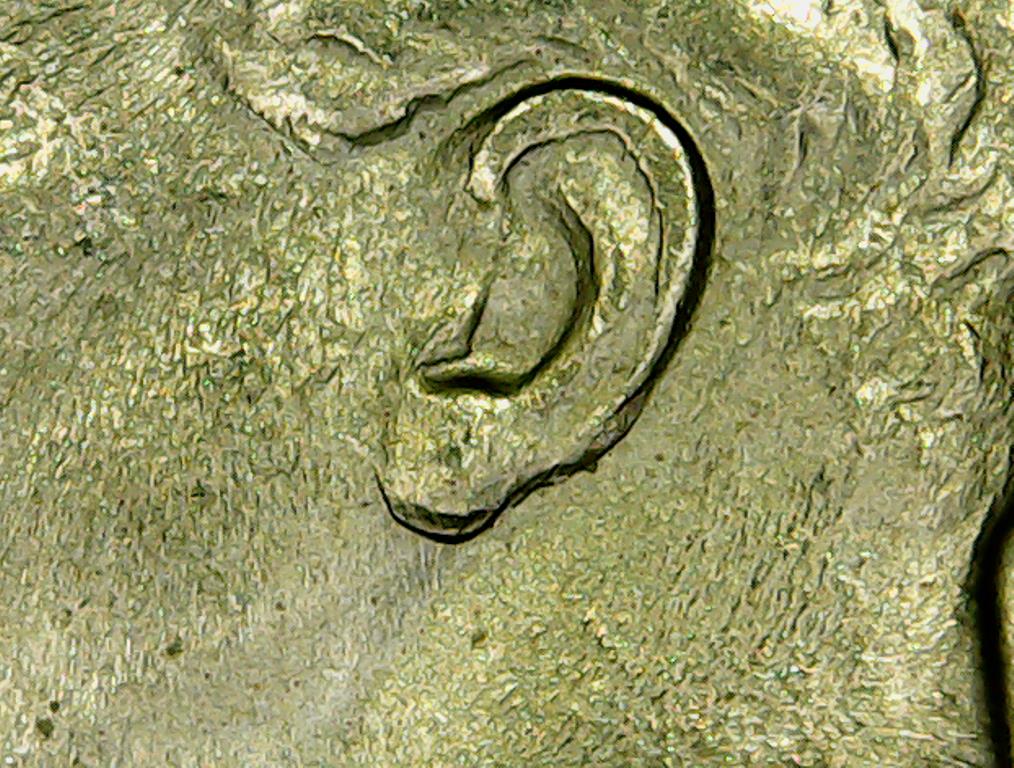 1985-D-US-Dime,-Possible-Double-Ear!?